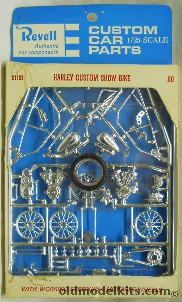 Revell 1/25 Harley Custom Show Bike / Motorcycle, C1163 plastic model kit